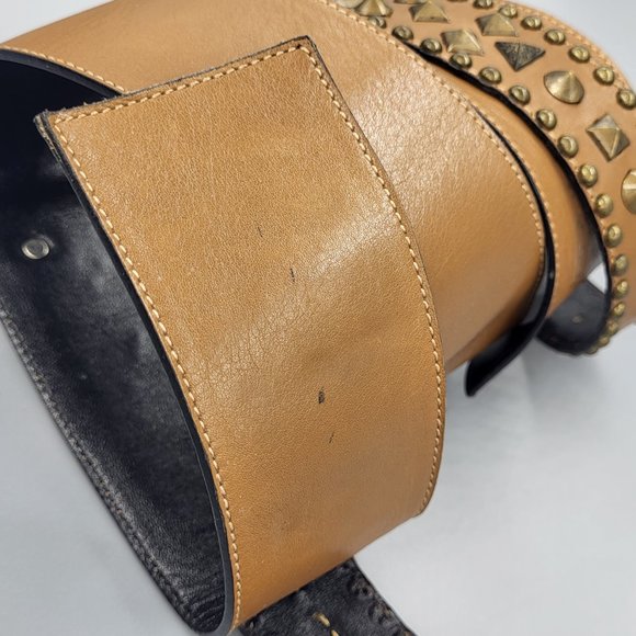 Escada Studded Leather Belt main image 7